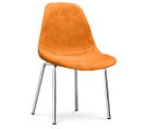 Premium Chaise Diana -  Full Tissu Orange