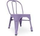 Chaise Pour Enfant Bistrot Metalix - Métal Violet Pastel