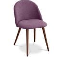 Chaise De Salle à Manger - Tapissée En Tissu - Style Scandinave - Bennett Violet