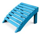 Repose-pieds Adirondack Pour Chaise De Jardin En Bois - Anela Turquoise