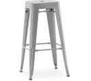 Tabouret De Bar - Design Industriel - 76cm - Metalix Acier