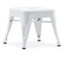 Tabouret Pour Enfant Bistrot Metalix Design Industriel En Métal - Blanc