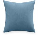 Coussin Carré En Velours (45x45 Cm) - Lenay Bleu Clair