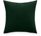 Coussin Carré En Velours (45x45 Cm) - Lenay Vert Foncé