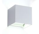 Applique Murale Extérieure LED 12w Éclairage Double Face - Aluminium  Blanc