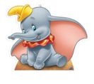 Figurine En Carton  Dumbo Hauter 74 Cm