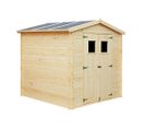 M369 - Abri De Jardin En Bois 4,33 M2 - 236 X 226 X H218 Cm - Abri De Jardin Sans Plancher