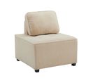 1 Fauteuil fixe Avec oreiller Peut Être Librement Combiné Beige