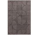 Tapis de salon design WIRE - Gris Anthracite - 160x230 Cm