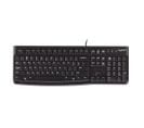 Logitech K120 Clavier Usb Qwerty Anglais Britannique Noir