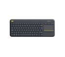 Clavier K400 Plus Clavier Rf Sans Fil Qwerty Anglais Britannique Noir