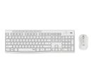 Clavier Mk295 Silent Wireless Combo Clavier Rf Sans Fil Qwertz Allemand Blanc