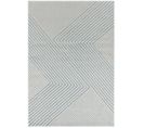 Tapis moderne tissé plat CROSSY - Bleu Ciel - 120x170 Cm