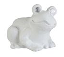 Statuette Déco "grenouille Assise" 37cm Blanc