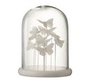 Cloche Décorative Design "papillons" 30cm Blanc