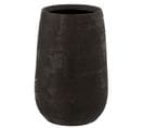 Vase Déco "irrégulier Rugueux" 31cm Noir