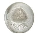 Presse-papier En Verre "bulle" 12cm Argent