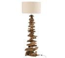 Lampadaire Design "bois Flotté" 170cm Naturel