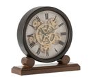 Horloge Sur Pied Design "orno" 35cm Naturel