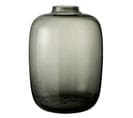 Vase Design En Verre "cleo" 35cm Gris