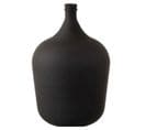 Vase Design En Verre "gentle" 55cm Noir Mat