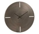 Horloge Murale En Métal Design "mat" 76cm Gris