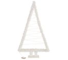 Sapin De Noël LED "imitation Fourrure" 70cm Blanc