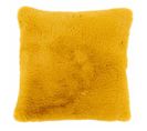 Coussin Imitation Fourrure "cutie" 41x44cm Ocre