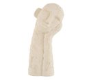 Statuette Déco "personnage Repos" 40cm Blanc