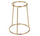 Support Pour Tabouret Métal "hemera" 55cm Or