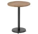 Table D'appoint Design "bar Rond" 61cm Marron