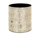 Cache-pot Imprimé Design "delta" 15cm Beige