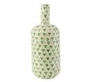 Vase Goutte Motif Mosaïque "nuye" 54cm Vert