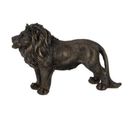 Statuette Déco "lion Debout" 28cm Bronze