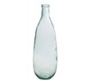 Vase Design En Verre "bouteille" 75cm Transparent