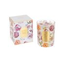 Bougie Parfumée "happiness Blooms" 12cm Mimosa et Rose