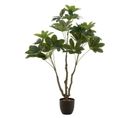 Plante Artificielle En Pot "pachira" 110cm Vert