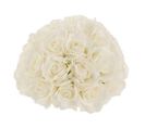 Boule De Fleurs Artificielles "roses" 29cm Blanc