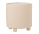 Cache-pot Déco En Céramique "sable" 27cm Beige