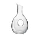 Carafe Design En Verre "trou" 1,2l Transparent