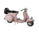 Statuette Déco "scooter Vintage" 28cm Rose