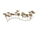 Chandelier 5 Supports En Métal "floral" 75cm Or