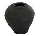 Vase Design "papier Mâché" 45cm Noir