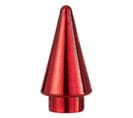 Sapin De Noël En Verre "led" 19cm Rouge