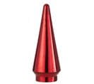 Sapin De Noël En Verre "led" 34cm Rouge