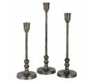 Lot De 3 Chandeliers Design "becca" 40cm Noir