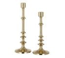 Lot De 2 Chandeliers Design "néo" 30cm Or