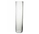 Vase Design En Verre "buis" 68cm Transparent