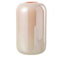 Vase Design En Verre "juliette" 29cm Orange et Rose