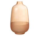 Vase Design En Verre "hany" 27cm Pêche